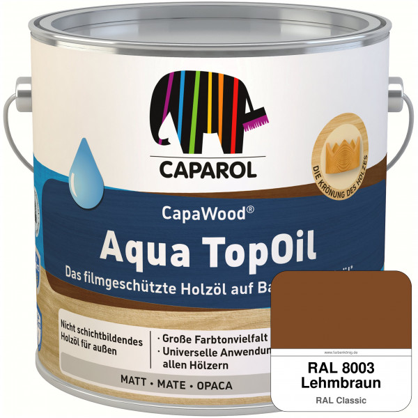 CapaWood® AquaTopOil (RAL 8003 Lehmbraun)