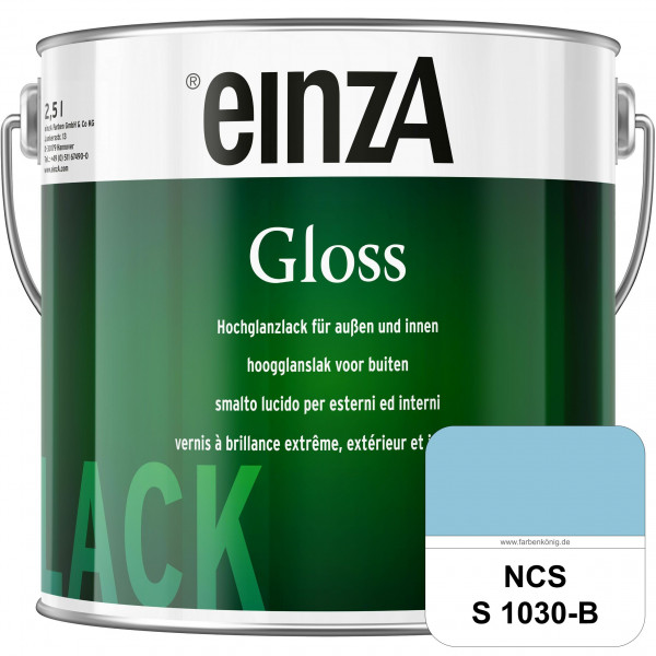 einzA Gloss (NCS S 1030-B) Hochwertiger Alkydharzlack in Premium-Qualität, hochglänzend.