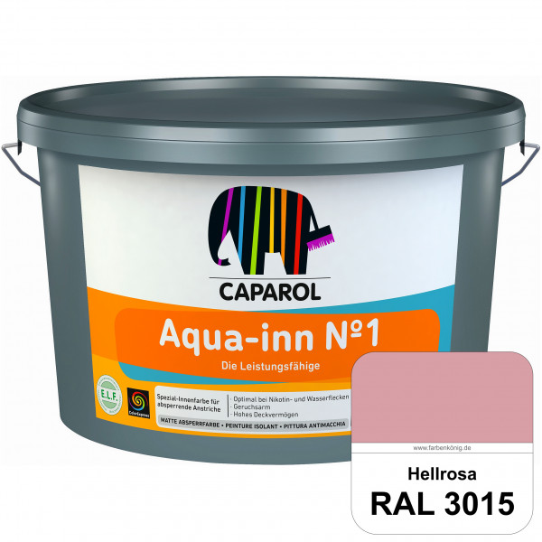 Aqua-inn Nº 1 (RAL 3015 Hellrosa) Wasserverdünnbare & hoch deckende Absperrfarbe (innen)