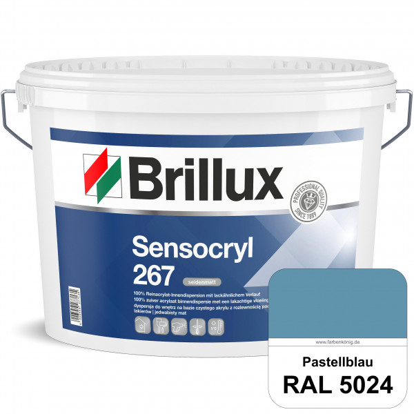 Sensocryl ELF 267 (RAL 5024 Pastellblau) seidenmatt hochwertige Reinacrylat-Innendispersion für Artz