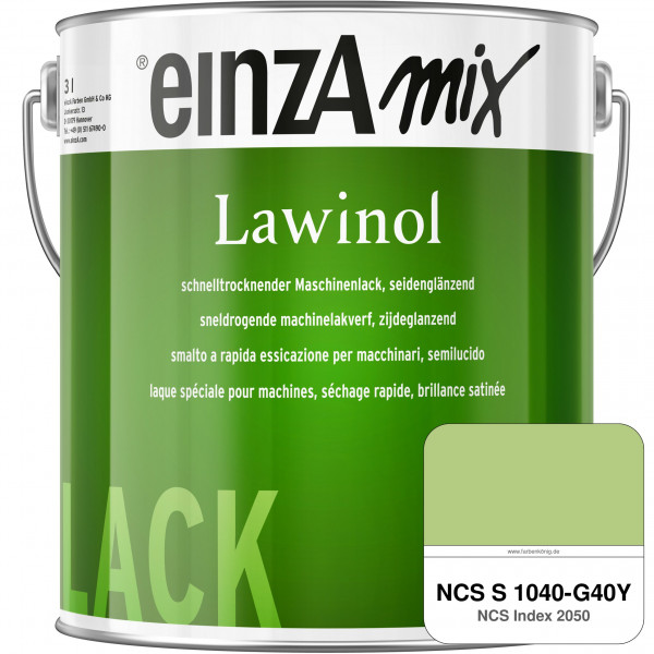 einzA Lawinol seidenglänzend (NCS S 1040-G40Y)