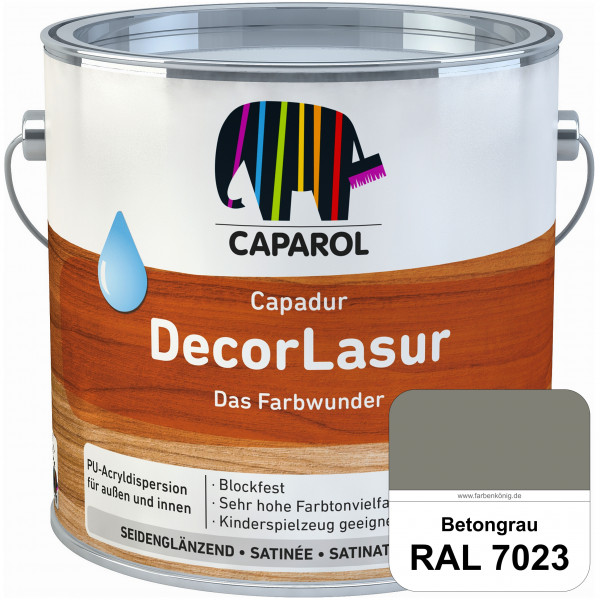 Capadur DecorLasur (RAL 7023 Betongrau) Gestaltung & Schutz von maßhaltigen Holzbauteilen wie Fenste