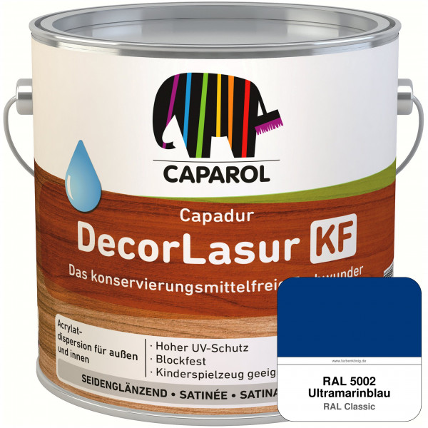 Caparol Capadur DecorLasur KF (RAL 5002 Ultramarinblau)