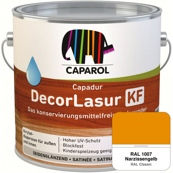Caparol Capadur DecorLasur KF (RAL 1007 Narzissengelb)