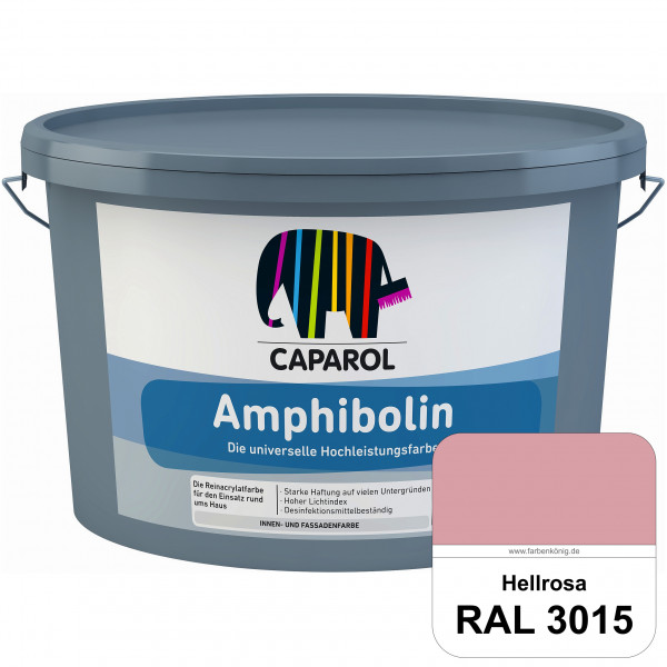 Amphibolin (RAL 3015 Hellrosa) Universalfarbe auf Reinacrylbasis innen & außen