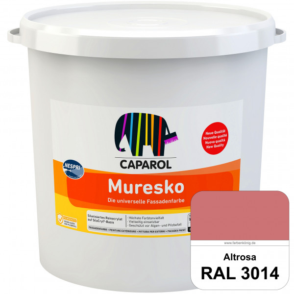 Muresko Nespri (R 30) (RAL 3014 Altrosa) Silanisierte Reinacrylat-Fassadenfarbe auf SilaCryl®-Basis