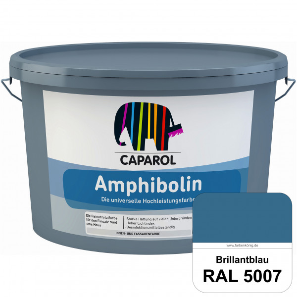 Amphibolin (RAL 5007 Brillantblau) Universalfarbe auf Reinacrylbasis innen & außen