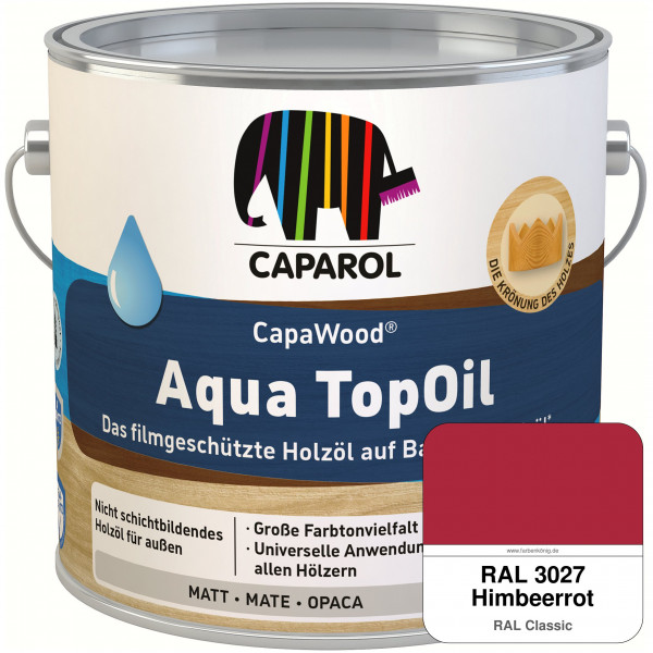 CapaWood® AquaTopOil (RAL 3027 Himbeerrot)