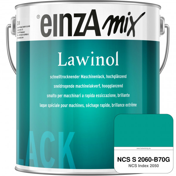 einzA Lawinol hochglänzend (NCS S 2060-B70G)
