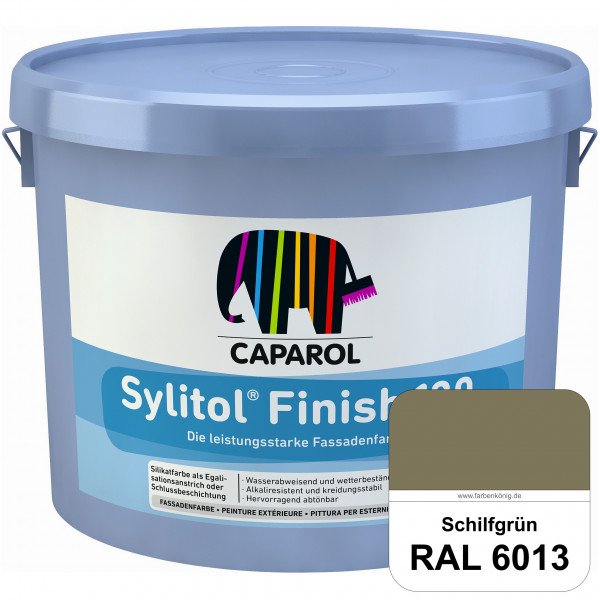 Sylitol® Finish 130 (RAL 6013 Schilfgrün) wetterbeständige Fassadenbeschichtungen auf Silikatbasis