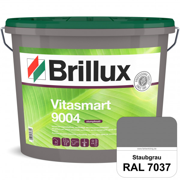 Vitasmart 9004 (RAL 7037 Staubgrau) Hochwertige matte konservierungsmittelfreie Innendispersion für