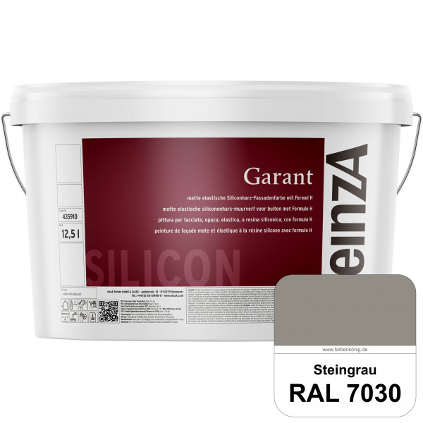 einzA Garant (RAL 7030 Steingrau) elastische Siliconharz-Fassadenfarbe