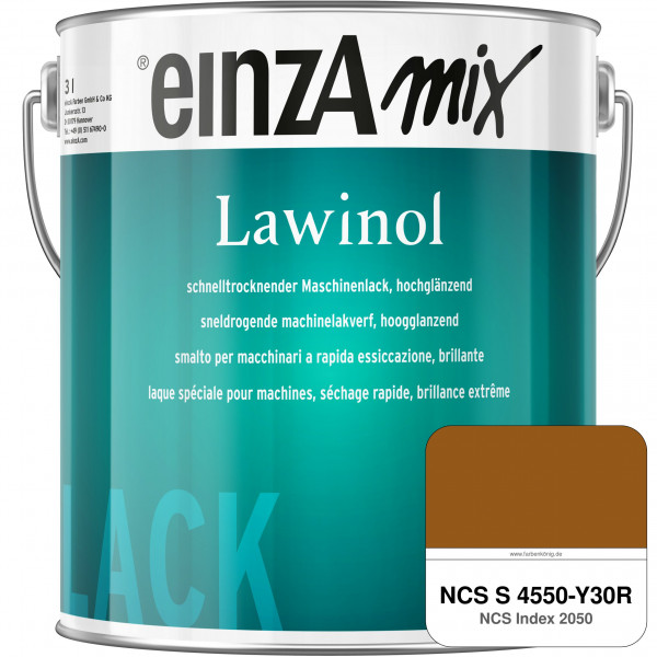 einzA Lawinol hochglänzend (NCS S 4550-Y30R)