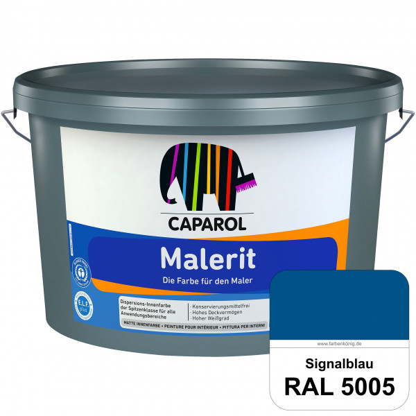 Malerit E.L.F. (RAL 5005 Signalblau) matte Innenfarbe für Neu- & Renovierungsanstriche