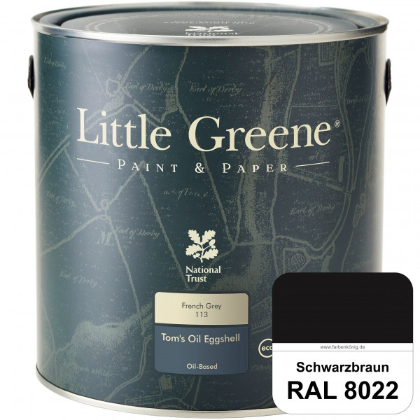 Tom's Oil Eggshell (RAL 8022 Schwarzbraun)