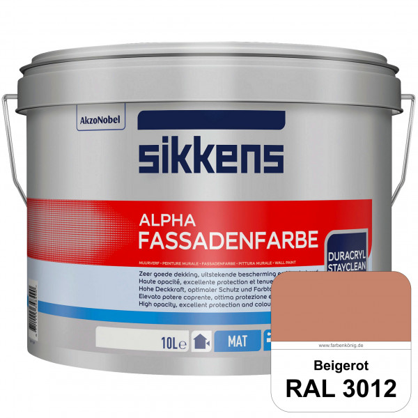 Alpha Fassadenfarbe (RAL 3012 Beigerot)