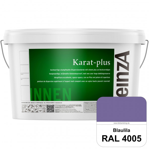 einzA Karat-plus (RAL 4005 Blaulila) Innenwandfarbe mit herausragenden Produkteigenschaften