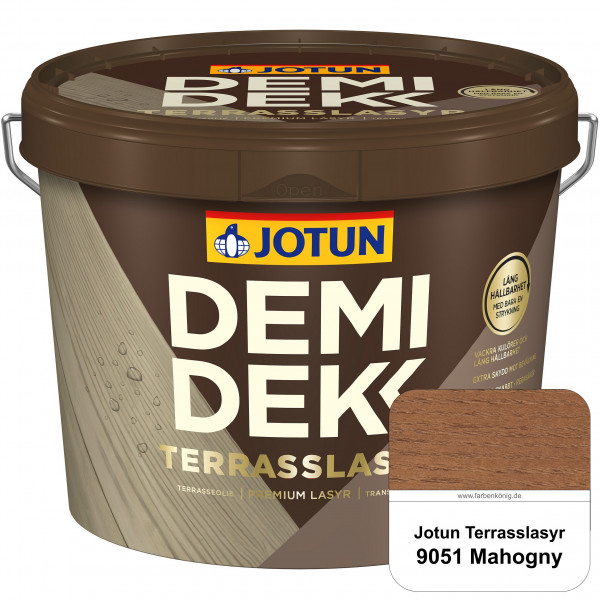 DEMIDEKK Terrasslasyr - Holzöl (9051 Mahogny)