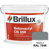 Betonacryl OS 859 (RAL 7046 Telegrau 2) Wetterbeständige Schutzbeschichtung für Betonflächen (Außen)