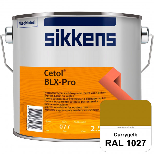 Cetol BLX-Pro (RAL 1027 Currygelb) Express Lasur für die Beschichtung von Holzoberflächen (außen)