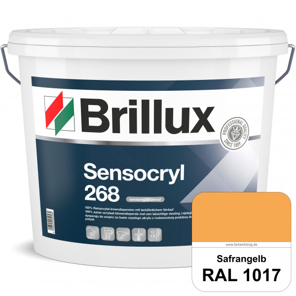 Sensocryl ELF 268 (RAL 1017 Safrangelb) hochwertige seidenglänzende & strapazierfähige Reinacrylat-I