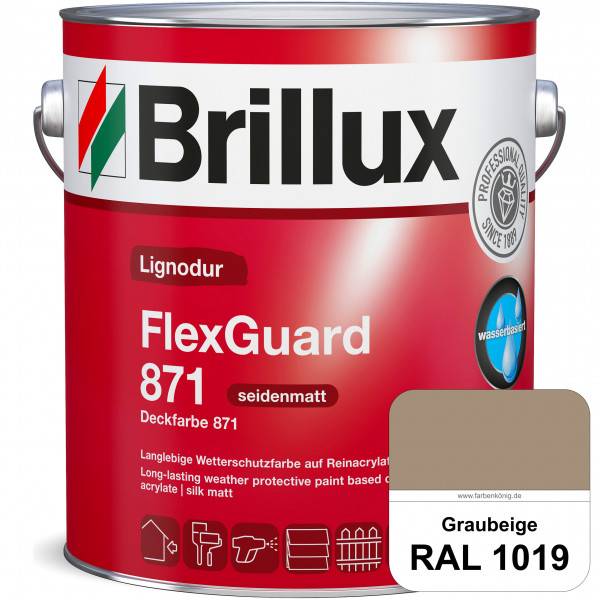 Lignodur FlexGuard 871 (Deckfarbe 871) RAL 1019 Graubeige