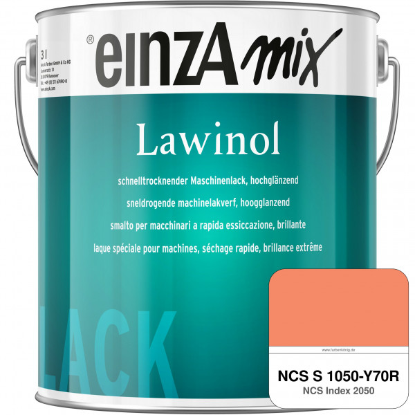 einzA Lawinol hochglänzend (NCS S 1050-Y70R)