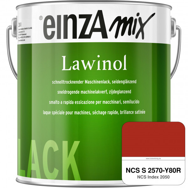einzA Lawinol seidenglänzend (NCS S 2570-Y80R)