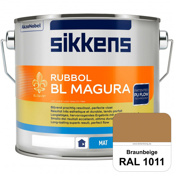 Rubbol BL Magura (RAL 1011 Braunbeige) matter PU-Lack (wasserbasiert) innen & außen
