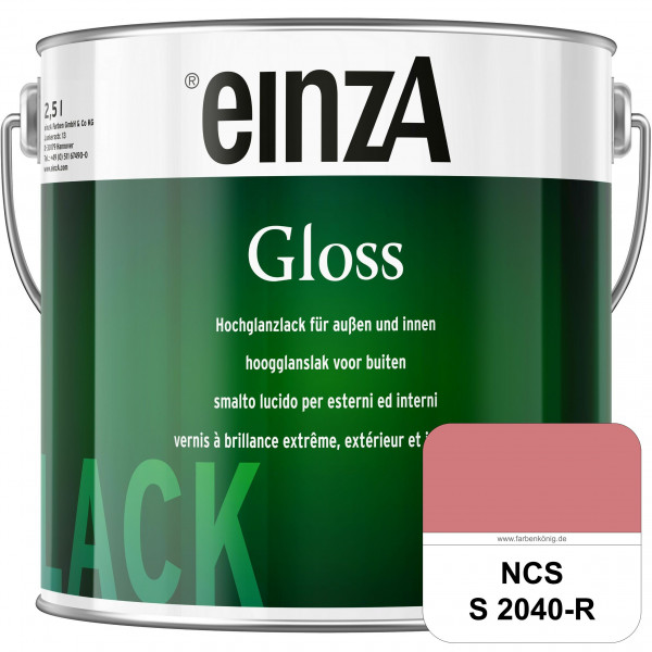 einzA Gloss (NCS S 2040-R) Hochwertiger Alkydharzlack in Premium-Qualität, hochglänzend.