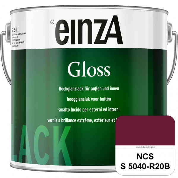 einzA Gloss (NCS S 5040-R20B) Hochwertiger Alkydharzlack in Premium-Qualität, hochglänzend.