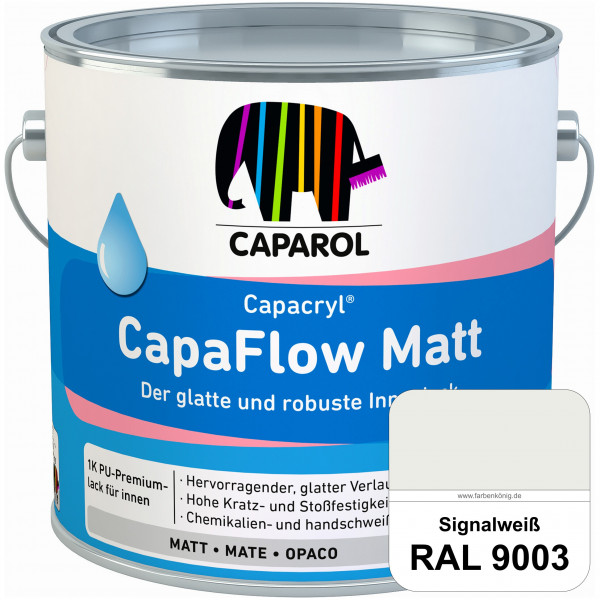 Caparol Capacryl CapaFlow Matt (RAL 9003 Signalweiß)