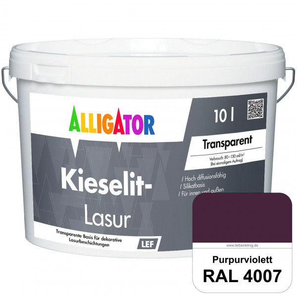 Kieselit-Lasur (RAL 4007 Purpurviolett)
