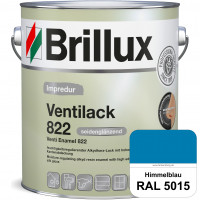 Impredur Ventilack 822 (RAL 5015 Himmelblau) Seidenglanzlack (lösemittelhaltig) Fenster & Türen inne