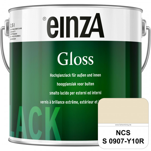 einzA Gloss (NCS S 0907-Y10R) Hochwertiger Alkydharzlack in Premium-Qualität, hochglänzend.