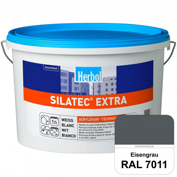 Silatec Extra (RAL 7011 Eisengrau) Siliconharz-Hybrid-Fassadenfarbe