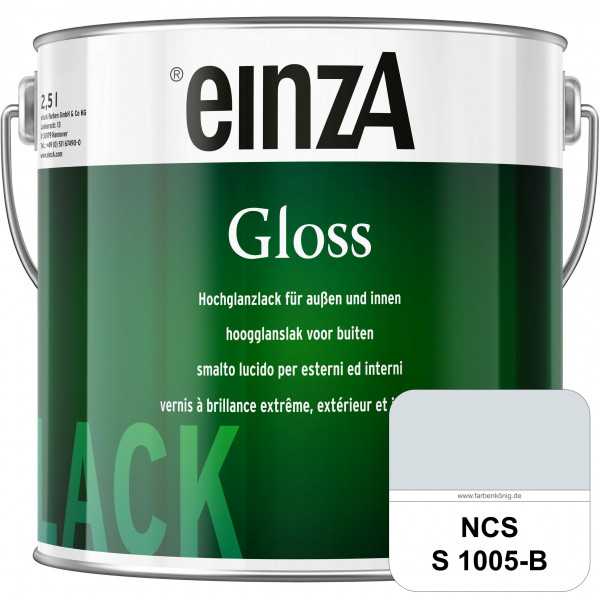 einzA Gloss (NCS S 1005-B) Hochwertiger Alkydharzlack in Premium-Qualität, hochglänzend.