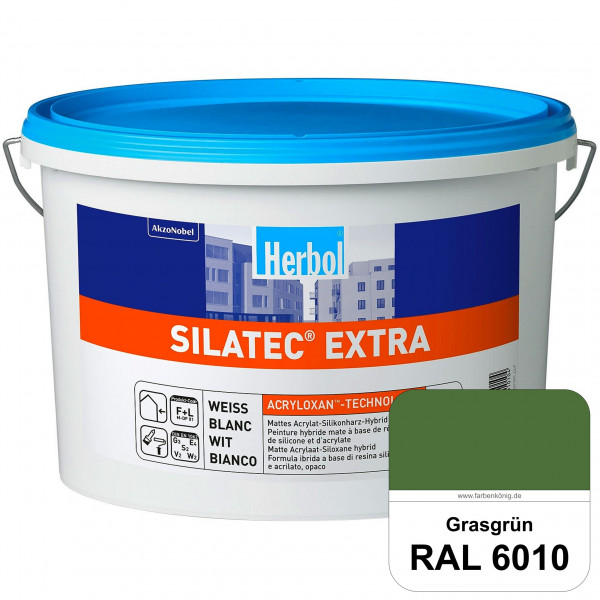 Silatec Extra (RAL 6010 Grasgrün) Siliconharz-Hybrid-Fassadenfarbe
