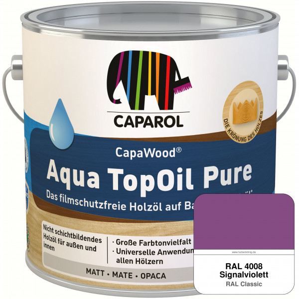 CapaWood® AquaTopOil Pure (RAL 4008 Signalviolett) - ersetzt CapaGreen Holz-Öl Aqua