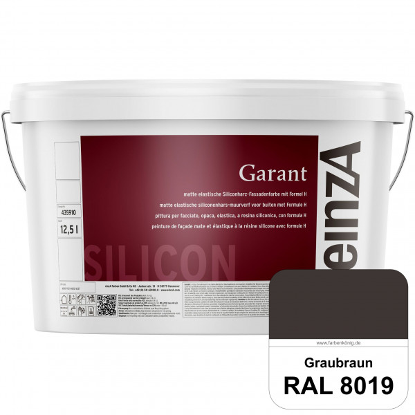einzA Garant (RAL 8019 Graubraun) elastische Siliconharz-Fassadenfarbe