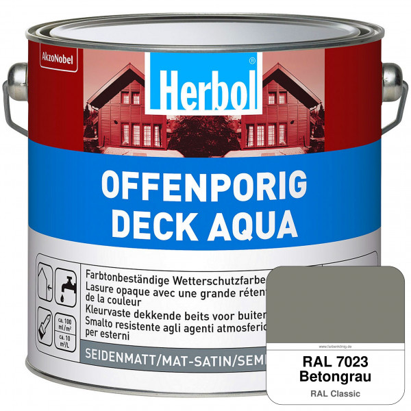 Offenporig-Deck Aqua (RAL 7023 Betongrau)