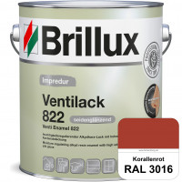 Impredur Ventilack 822 (RAL 3016 Korallenrot) Seidenglanzlack (lösemittelhaltig) Fenster & Türen inn