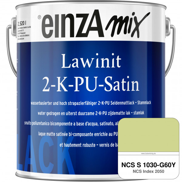 einzA Lawinit 2-K-PU Satin Stammlack (NCS S 1030-G60Y)