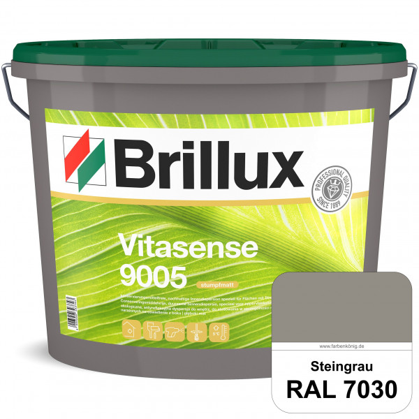 Vitasense 9005 (RAL 7030 Steingrau) hoch deckende konservierungsmittelfreie und matte Innendispersio