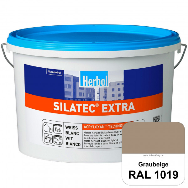 Silatec Extra (RAL 1019 Graubeige) Siliconharz-Hybrid-Fassadenfarbe