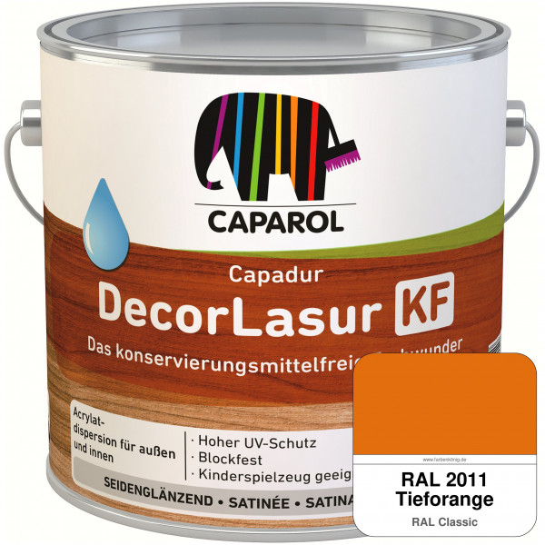 Caparol Capadur DecorLasur KF (RAL 2011 Tieforange)