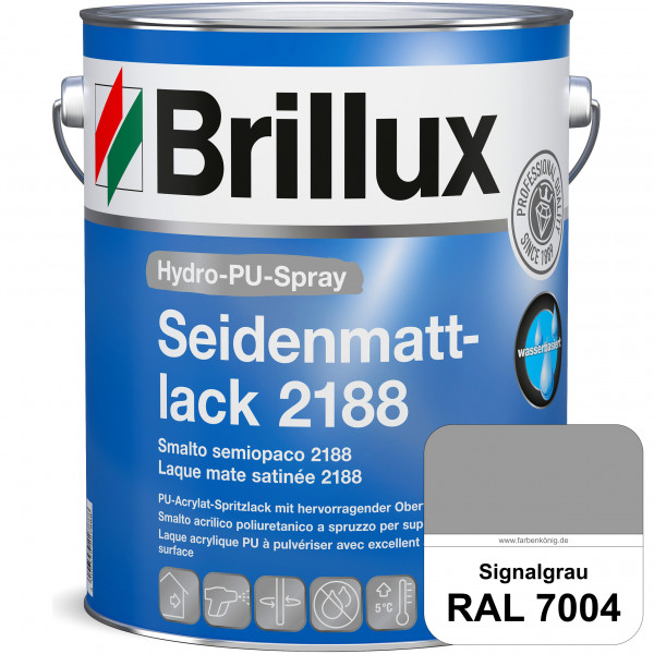 Hydro-PU-Spray Seidenmattlack 2188 (RAL 7004 Signalgrau) hochwertiger Lack speziell für das XVLP-Spr
