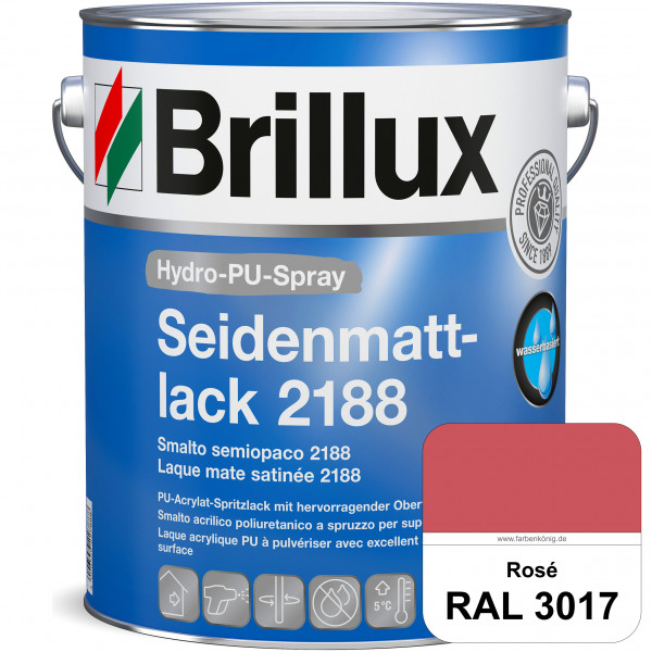 Hydro-PU-Spray Seidenmattlack 2188 (RAL 3017 Rosa) hochwertiger Lack speziell für das XVLP-Spritzver