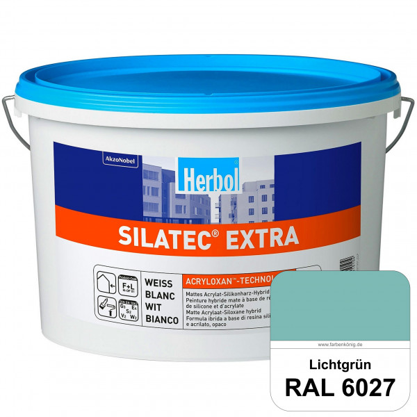 Silatec Extra (RAL 6027 Lichtgrün) Siliconharz-Hybrid-Fassadenfarbe