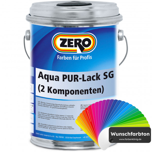 Aqua PUR-Lack SG inkl. Härter (Wunschfarbton)